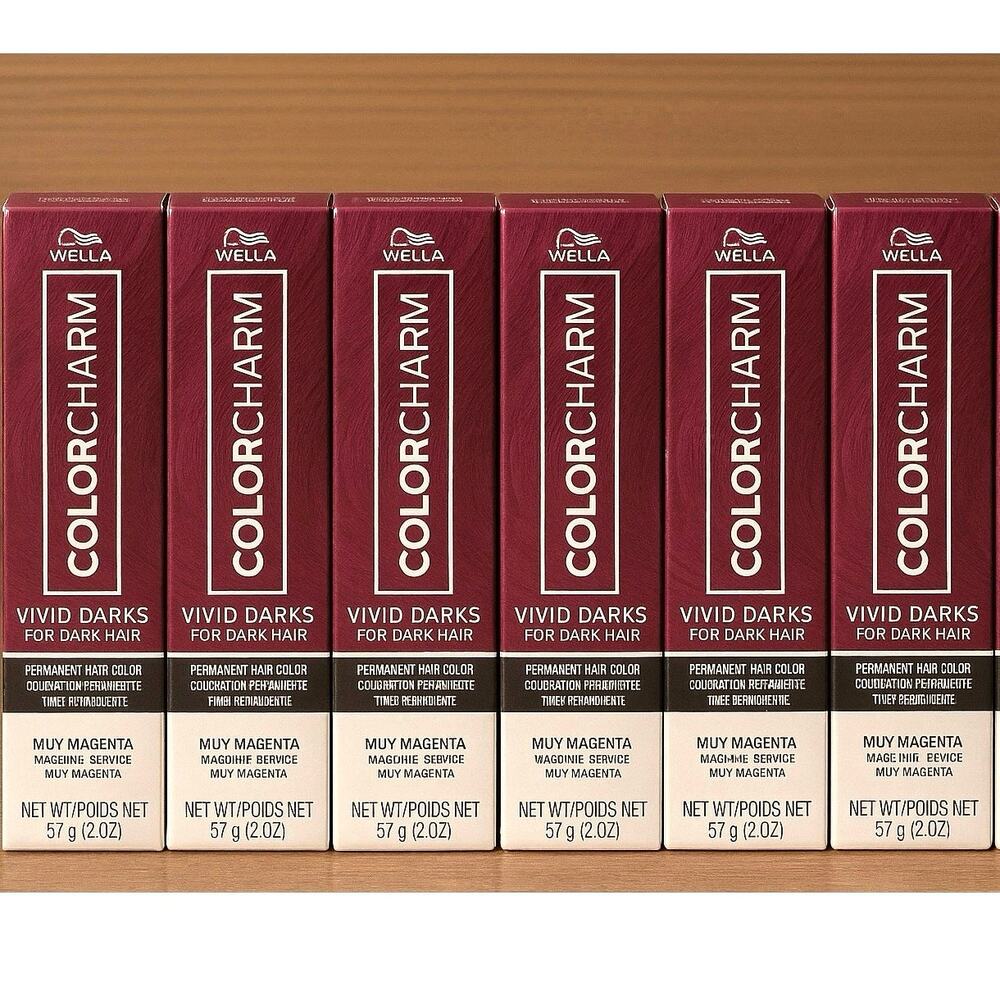 WELLA COLORCHARM VIVID‎ DARKS Permanent Cream Color Muy Magenta